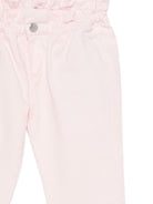 Pantaloni per neonata Missoni Kids rosa con ricamo a zigzag MZ6030 Z3702 52E MISSONI KIDS 