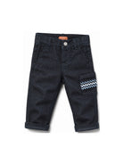 Pantaloni per neonato Missoni Kids in denim con tasca applicata sulla gamba MZ6320 Z3664 620 MISSONI KIDS 