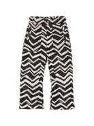 Pantaloni zebrati per bambina Missoni Kids multicolor con motivo zig-zag MZ6A70 N0446 930BG MISSONI KIDS 