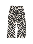 Pantaloni zebrati per bambina Missoni Kids multicolor con motivo zig-zag MZ6A70 N0446 930BG MISSONI KIDS 