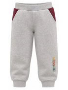 Pantaloni per bambino Missoni Kids grigi con dettaglio logo sulla gamba MZ6H00 Z3188 806 MISSONI KIDS 