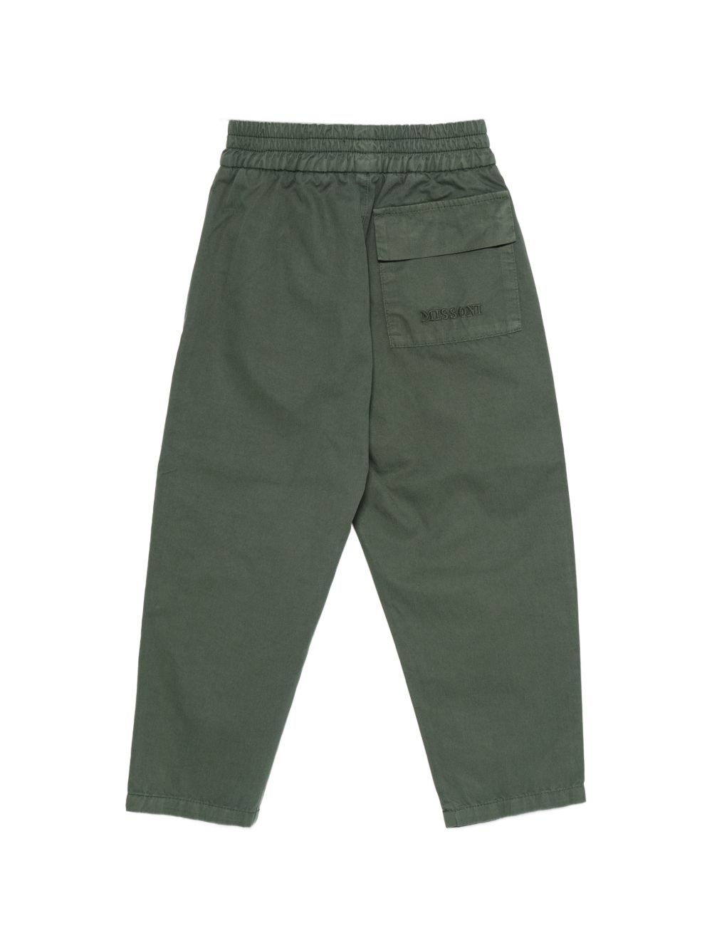 Pantaloni per bambino Missoni Kids verde con vita elasticizzata MZ6H80 G0222 70J MISSONI KIDS 