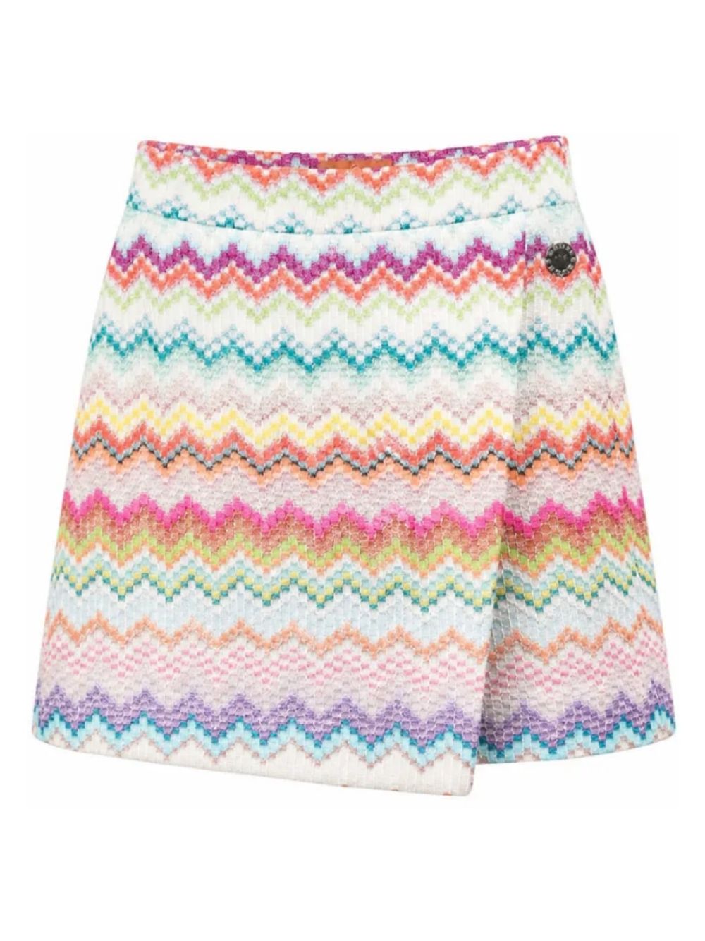 Shorts per bambina Missoni Kids multicolore con motivo a zigzag MZ7A11 Q0114 999 MISSONI KIDS 