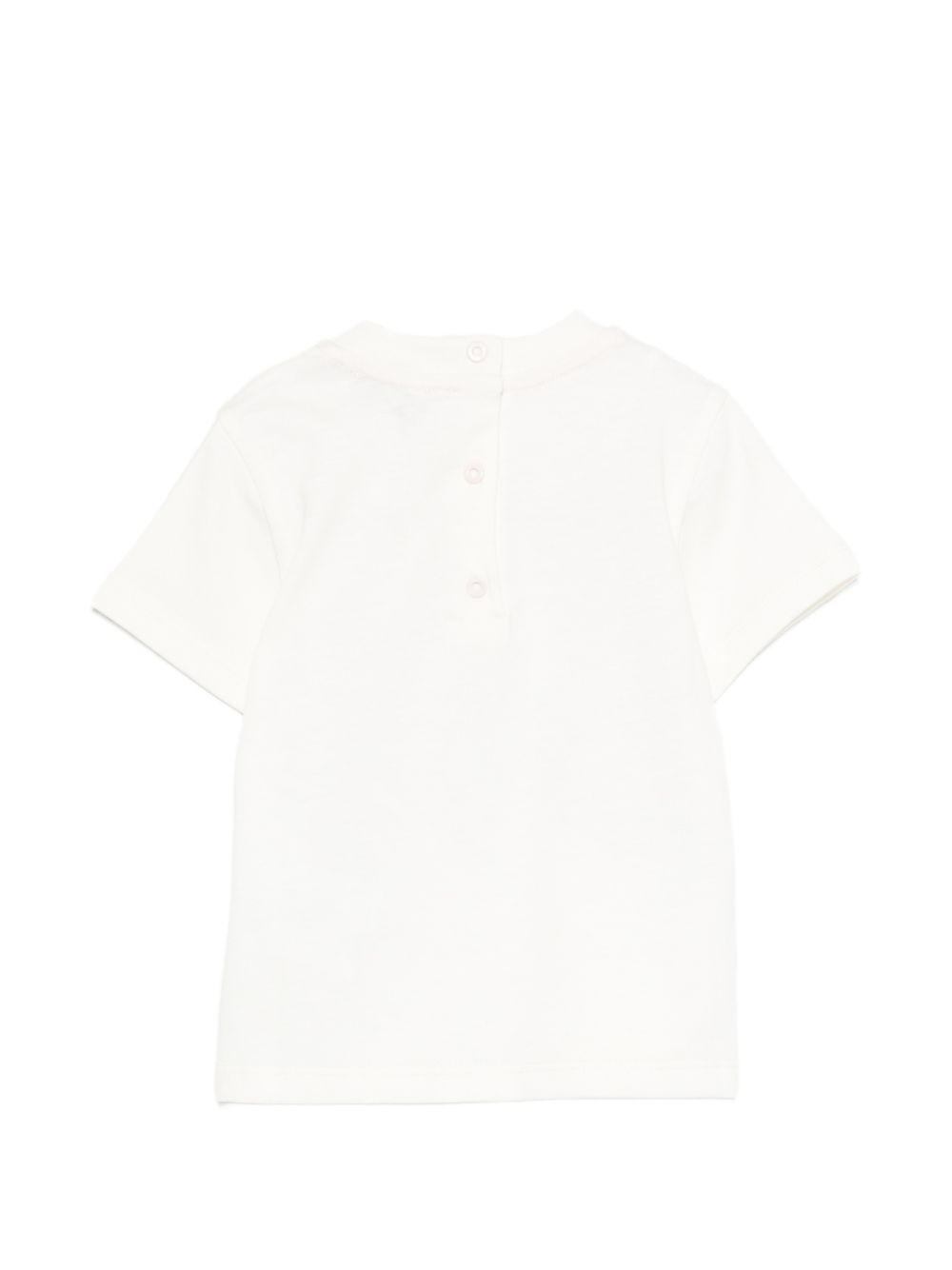 T-shirt per neonati Missoni Kids bianca con stampa zigzag MZ8001 Z3672 102 MISSONI KIDS 