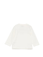 T-shirt per neonato Missoni Kids bianca con dettaglio logo a zigzag MZ8310 Z3672 102 MISSONI KIDS 