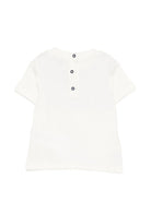 T-shirt per neonato Missoni Kids bianca con dettaglio a zigzag MZ8341 Z3672 102 MISSONI KIDS 