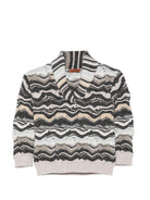 Maglione per bambini Missoni Kids multicolor con lavorazione a maglia MZ9A00 W0209 807MC MISSONI KIDS 