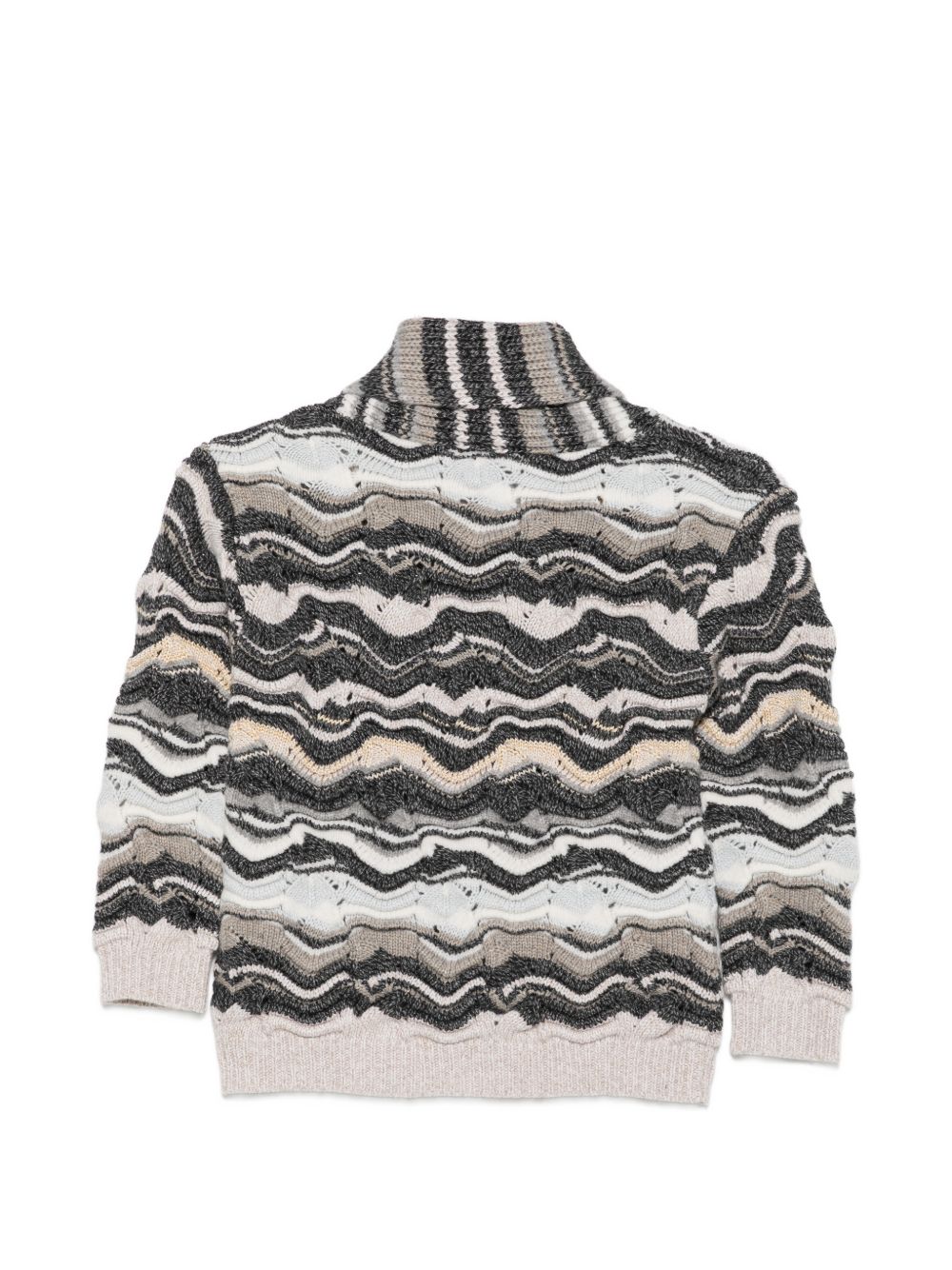 Maglione per bambini Missoni Kids multicolor con lavorazione a maglia MZ9A00 W0209 807MC MISSONI KIDS 