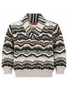 Maglione per bambina Missoni Kids multicolor con lavorazione a maglia MZ9A00 W0209 807MC MISSONI KIDS 