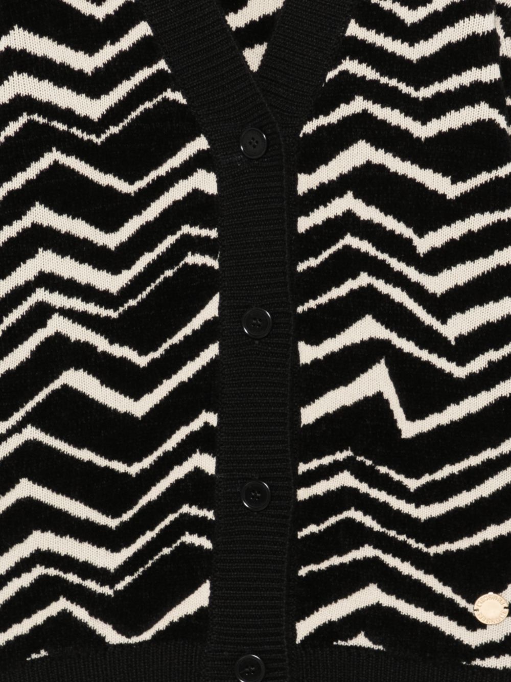 Cardigan per bambina Missoni Kids multicolor con motivo a zigzag MZ9A30 W0028 930BG MISSONI KIDS 