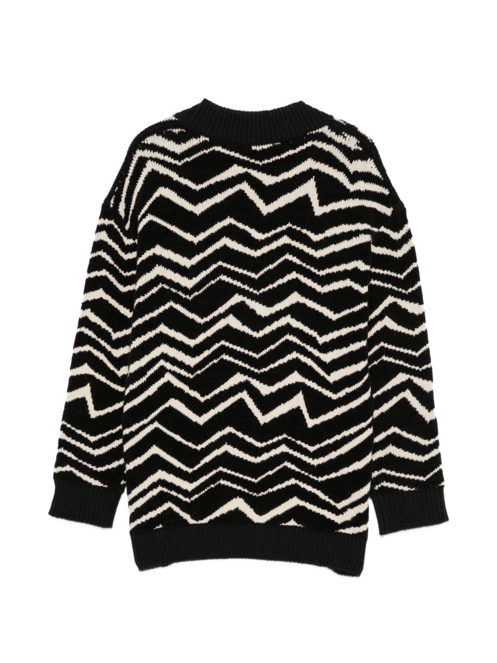 Cardigan per bambina Missoni Kids multicolor con motivo a zigzag MZ9A30 W0028 930BG MISSONI KIDS 