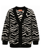 Cardigan per bambina Missoni Kids multicolor con motivo a zigzag MZ9A30 W0028 930BG MISSONI KIDS 