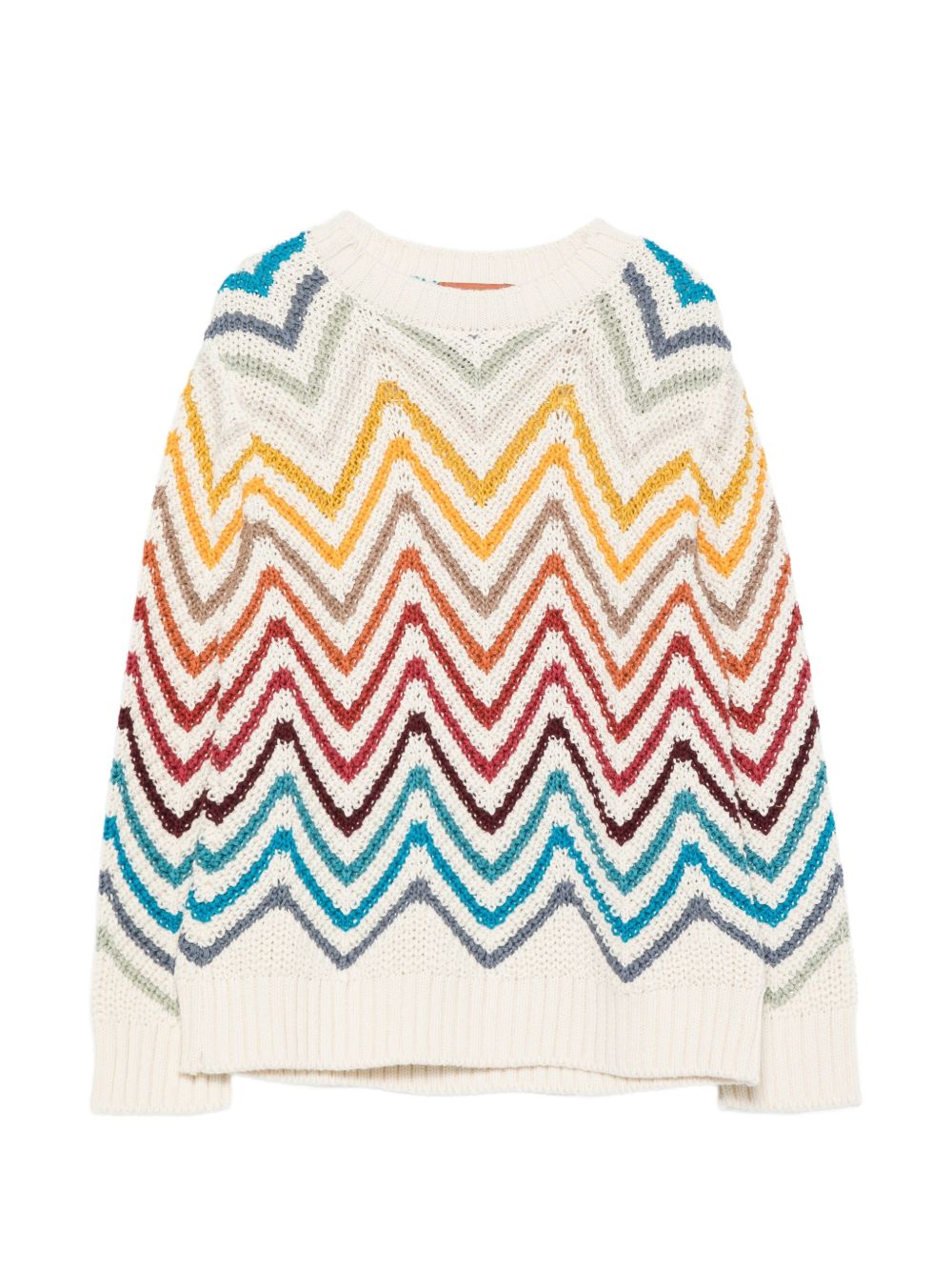 Maglione per bambino Missoni Kids multicolor con cuciture a zigzag MZ9H00 X0224 105MC MISSONI KIDS 