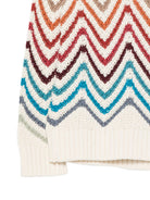 Maglione per bambino Missoni Kids multicolor con cuciture a zigzag MZ9H00 X0224 105MC MISSONI KIDS 