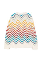 Maglione per bambino Missoni Kids multicolor con cuciture a zigzag MZ9H00 X0224 105MC MISSONI KIDS 
