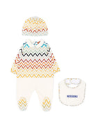 Completo per neonato Missoni Kids multicolor con pettorina con abbottonatura automatica MZB320 Z4094 960MC MISSONI KIDS 