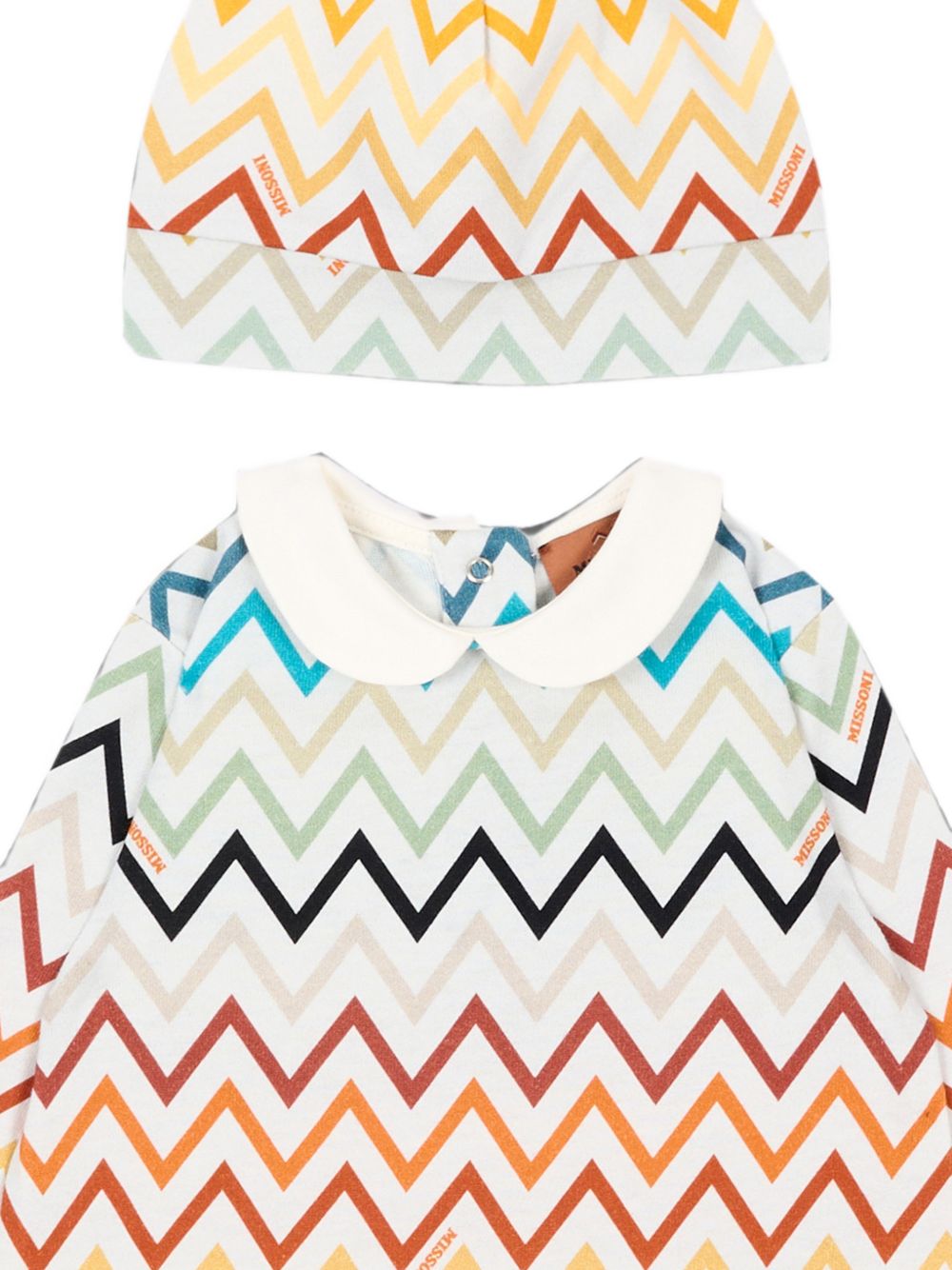 Completo per neonato Missoni Kids multicolor con pettorina con abbottonatura automatica MZB320 Z4094 960MC MISSONI KIDS 