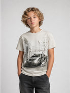 T-shirt per bambino Molo Kids grigia con stampa fotografica 1W26A203 5922 MOLO KIDS 