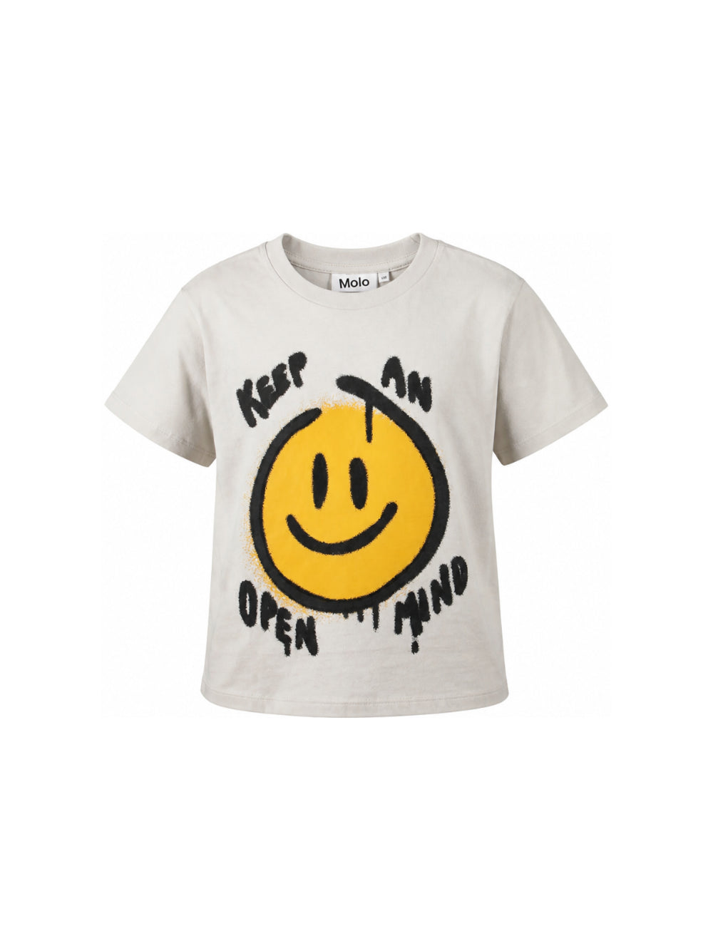 T-shirt per bambino Molo Kids grigia con stampa grafica 1W26A208 8553 MOLO KIDS 