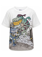 T-shirt per bambino Molo Kids bianca con stampa grafica sul davanti 1W26A218 9948 MOLO KIDS 