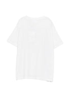 T-shirt per bambino Molo Kids bianca con stampa grafica sul davanti 1W26A218 9948 MOLO KIDS 