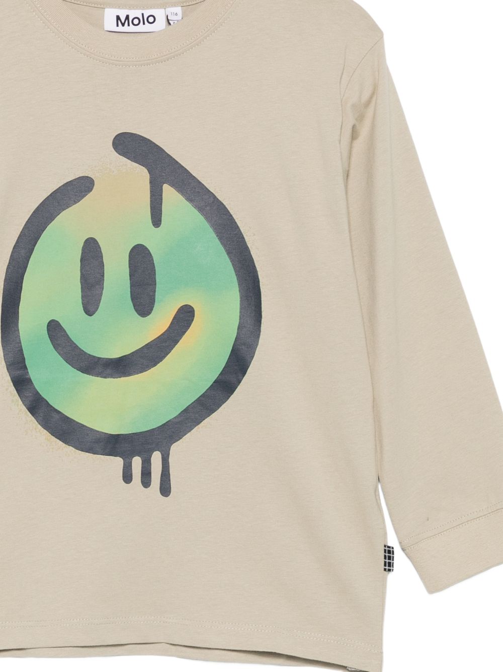 T-shirt per bambino Molo beige con stampa grafica 1W26A405 9954 MOLO KIDS 
