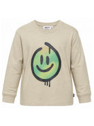 T-shirt per bambino Molo beige con stampa grafica 1W26A405 9954 MOLO KIDS 