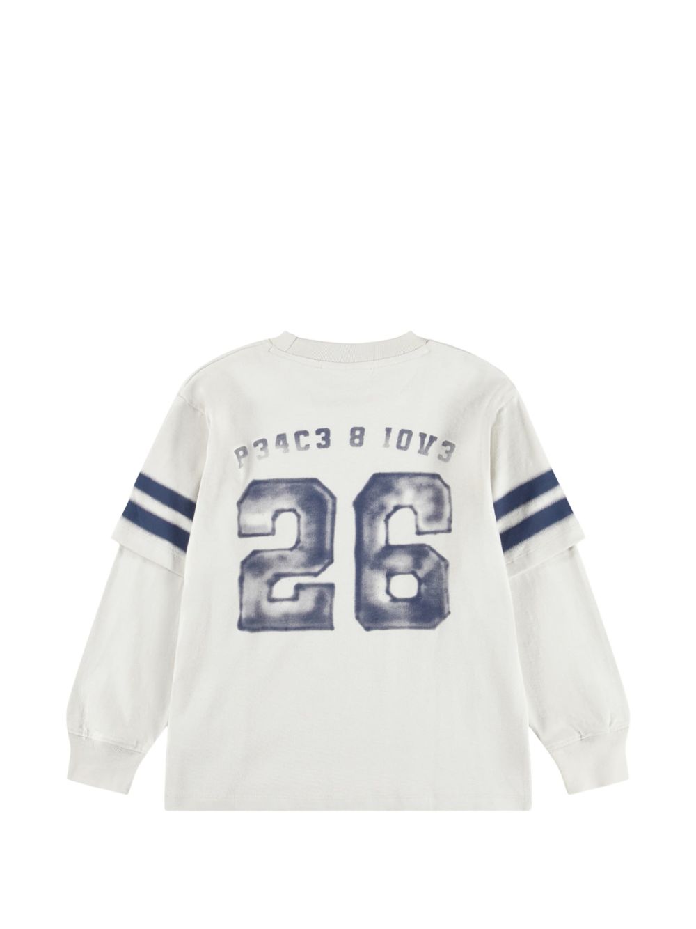 T-shirt per bambino Molo Kids grigia con dettagli sulle maniche 1W26A416 9798 MOLO KIDS 