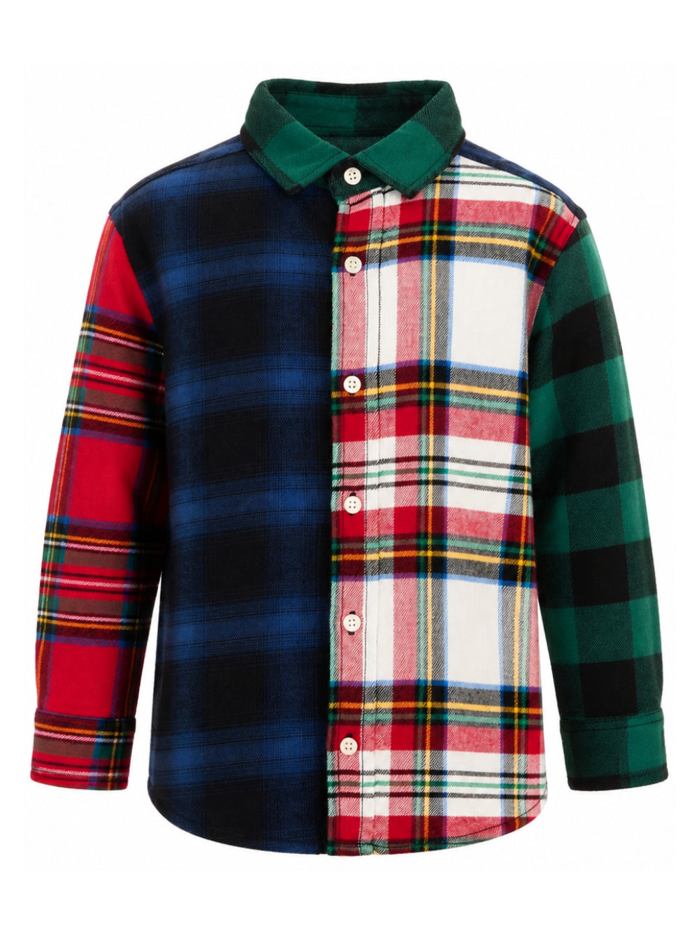 T-shirt per bambino Molo Kids multicolore con design patchwork 1W26C203 5940 MOLO KIDS 