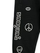 Pantaloni sportivi per bambino Molo Kids neri con vita elasticizzata 1W26I201 0099 MOLO KIDS 