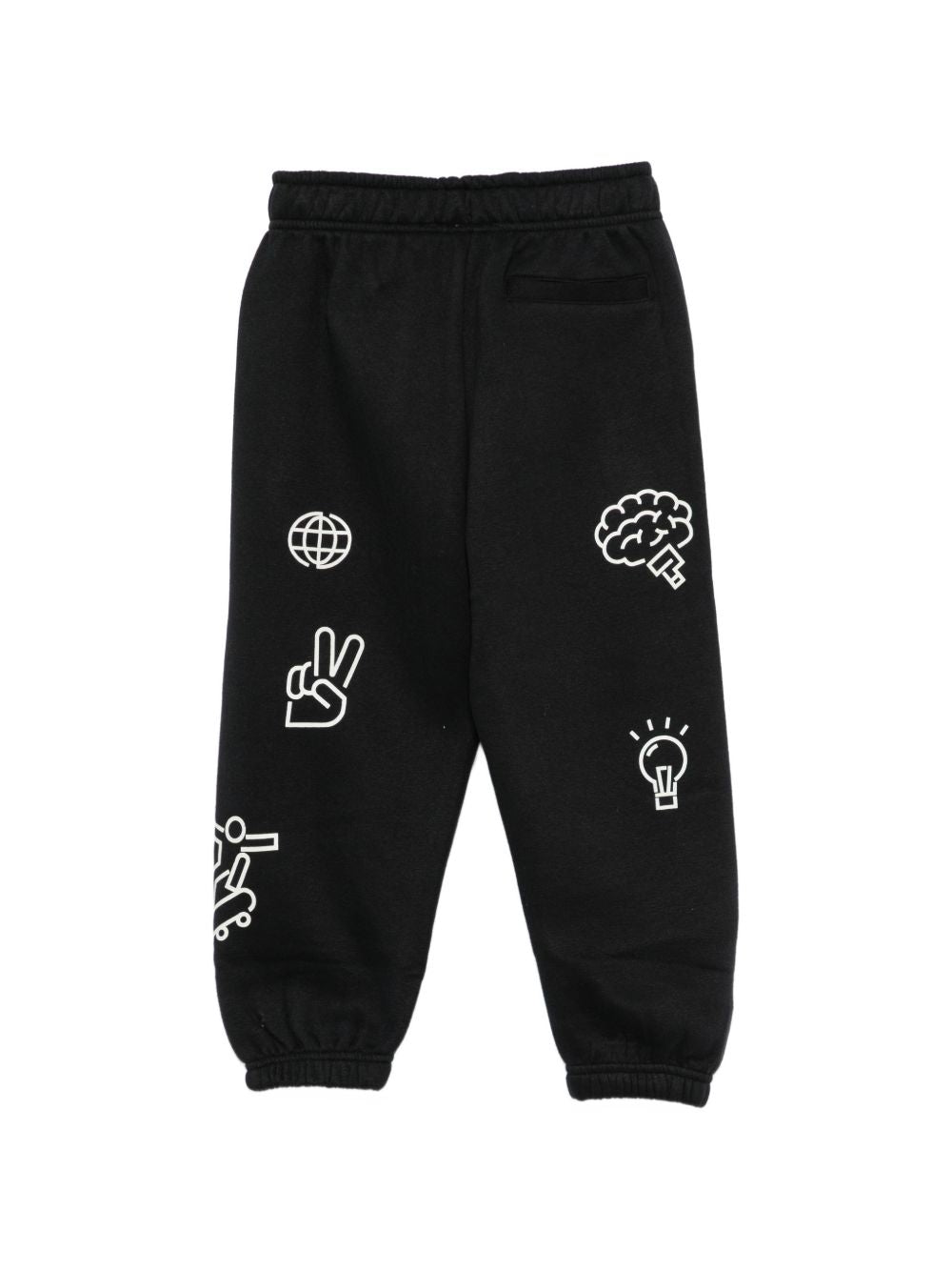 Pantaloni sportivi per bambino Molo Kids neri con vita elasticizzata 1W26I201 0099 MOLO KIDS 