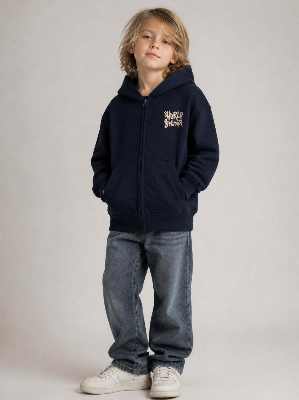 Felpa per bambino Molo Kids nera con stampa grafica all-over 1W26J304 2257 MOLO KIDS 