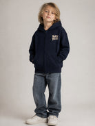 Felpa per bambino Molo Kids nera con stampa grafica all-over 1W26J304 2257 MOLO KIDS 