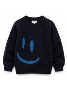 Maglione per bambino Molo Kids blu con smile sul davanti 1W26K201 2257 MOLO KIDS 