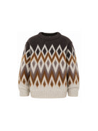 Maglione per bambino Molo Kids multicolore con design a rombi 1W26K203 9929 MOLO KIDS 