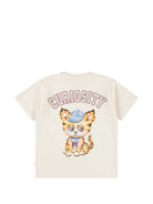 T-shirt per bambina Molo Kids bianca con stampa grafica 2W26A204 5785 MOLO KIDS 