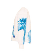 Felpa per bambina Molo Kids bianco con stampa cavalli 2W26A407 5765 MOLO KIDS 