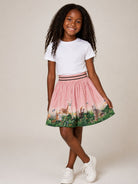 Gonna per bambina Molo Kids rosa con stampa grafica animali 2W26D107 5791 MOLO KIDS 