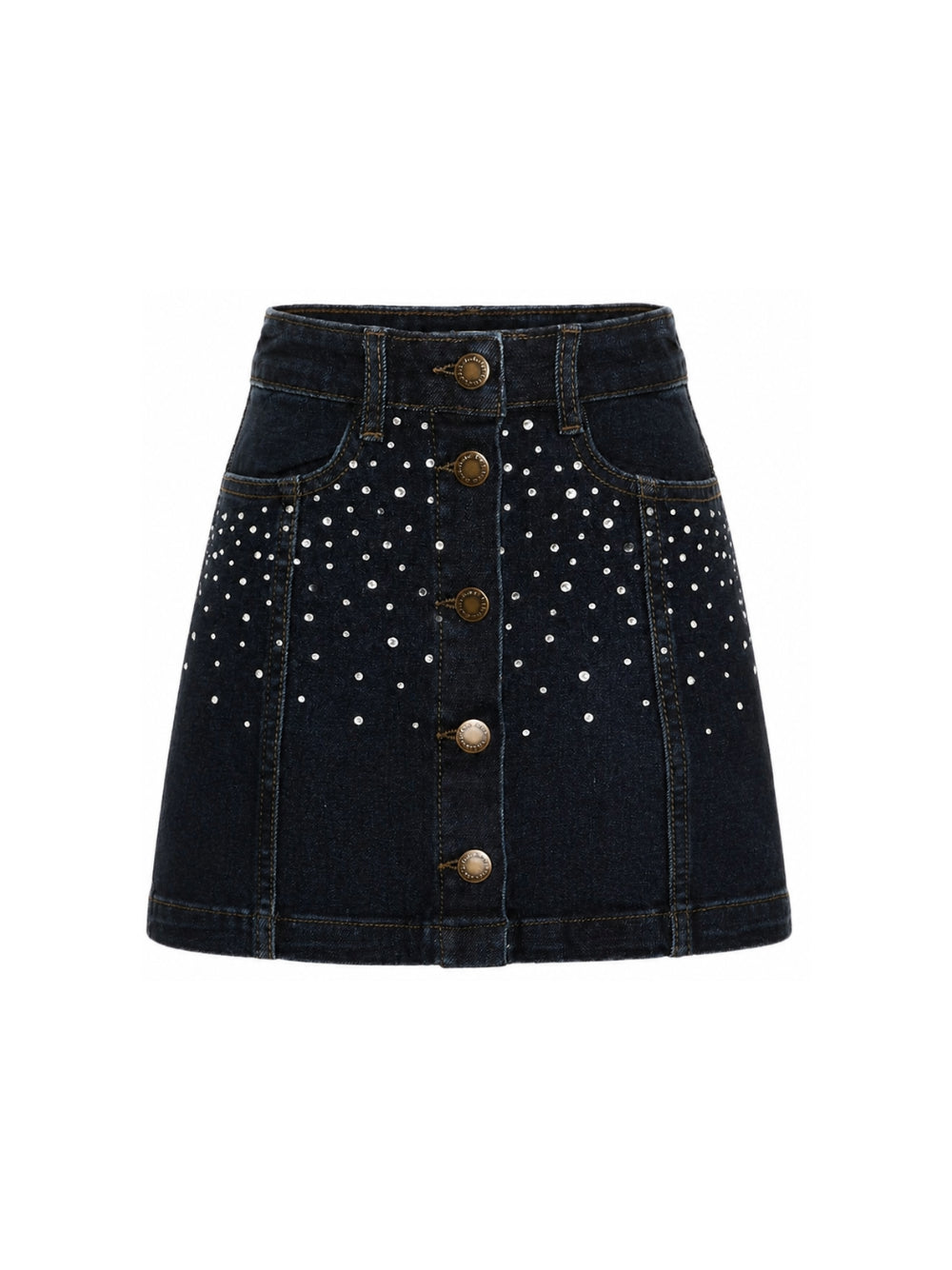 Gonna per bambina Molo Kids blu con decorazione in strass 2W26D129 5861 MOLO KIDS 