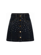 Gonna per bambina Molo Kids blu con decorazione in strass 2W26D129 5861 MOLO KIDS 
