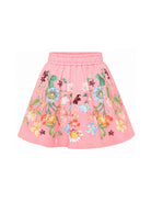 Gonna per bambina Molo Kids rosa con stampa grafica floreale 2W26D130 5777 MOLO KIDS 