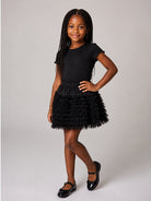 Gonna per bambina Molo Kids nera con design a ruches 2W26D135 0099 MOLO KIDS 