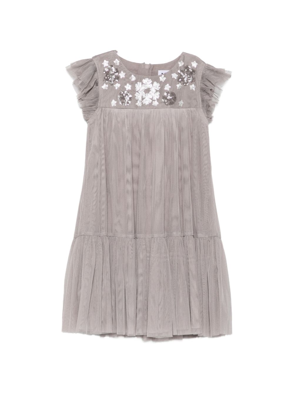 Abito per bambina Molo Kids grigio a maniche corte<BR/> 2W26E102 2949 MOLO KIDS 