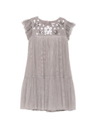 Abito per bambina Molo Kids grigio a maniche corte<BR/> 2W26E102 2949 MOLO KIDS 