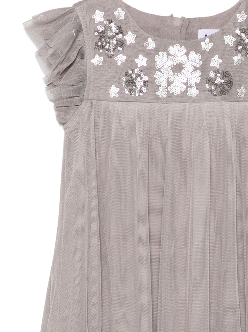 Abito per bambina Molo Kids grigio a maniche corte<BR/> 2W26E102 2949 MOLO KIDS 
