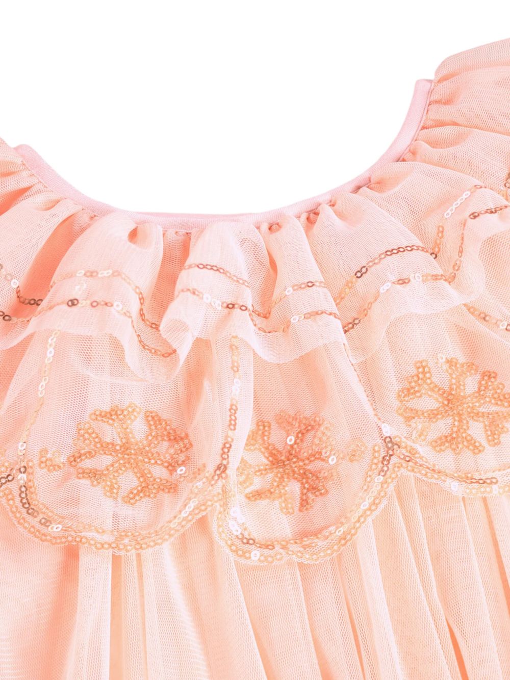 Abito per bambina Molo Kids rosa con motivo con paillettes 2W26E103 8058 MOLO KIDS 