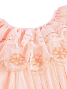 Abito per bambina Molo Kids rosa con motivo con paillettes 2W26E103 8058 MOLO KIDS 