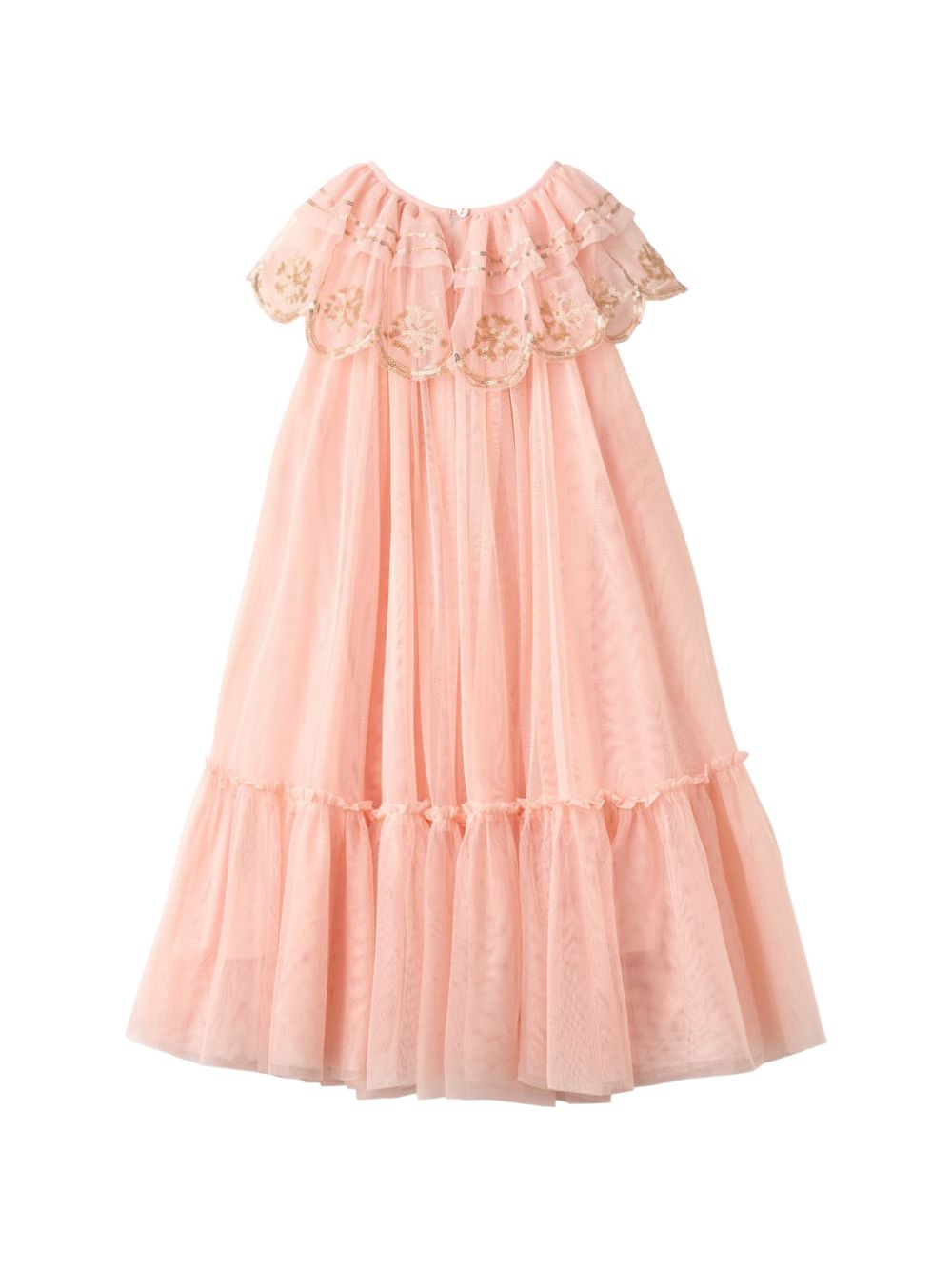Abito per bambina Molo Kids rosa con motivo con paillettes 2W26E103 8058 MOLO KIDS 