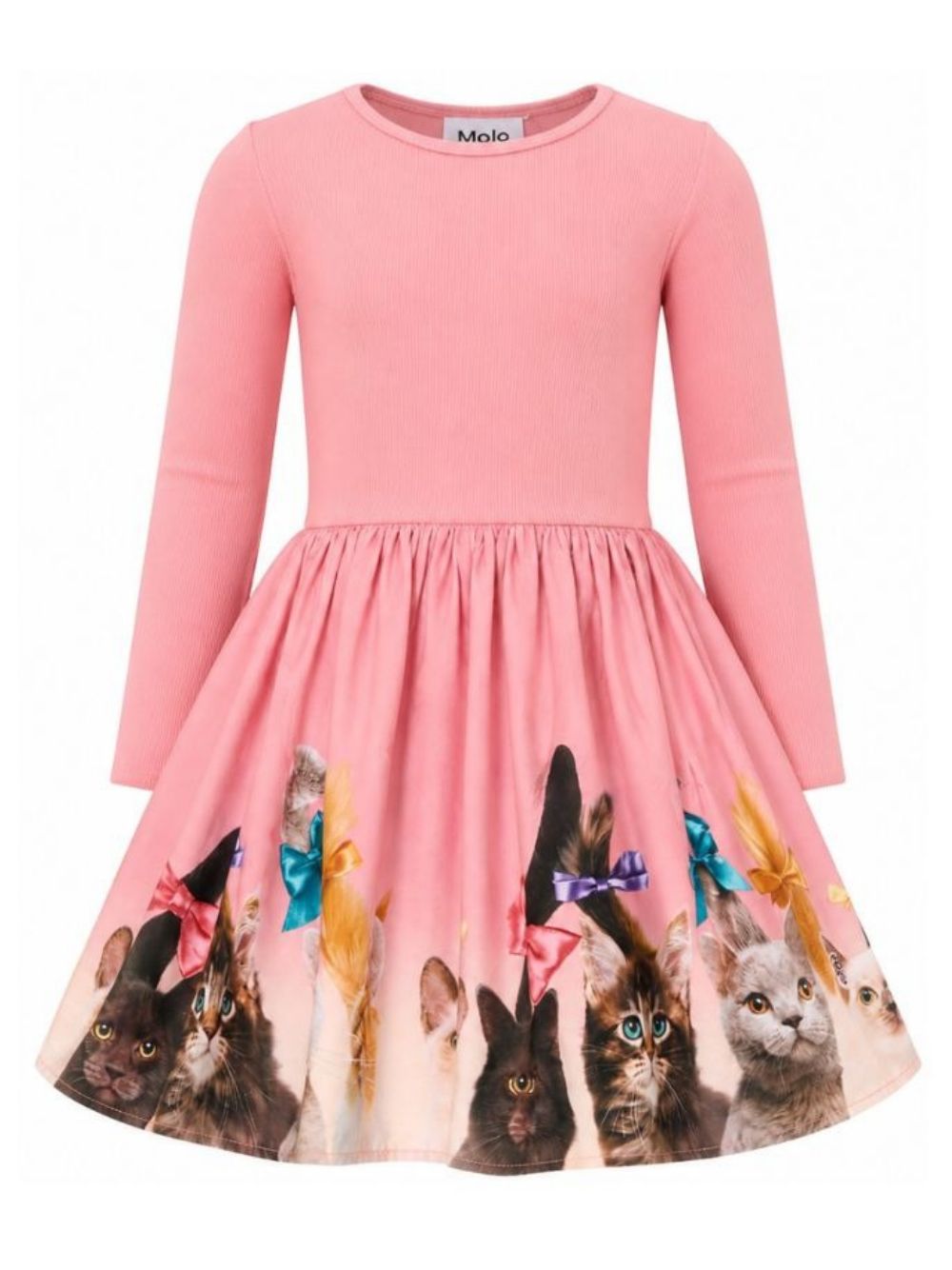 Abito per bambina Molo Kids rosa con stampa grafica 2W26E203 5616 MOLO KIDS 