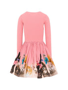 Abito per bambina Molo Kids rosa con stampa grafica 2W26E203 5616 MOLO KIDS 